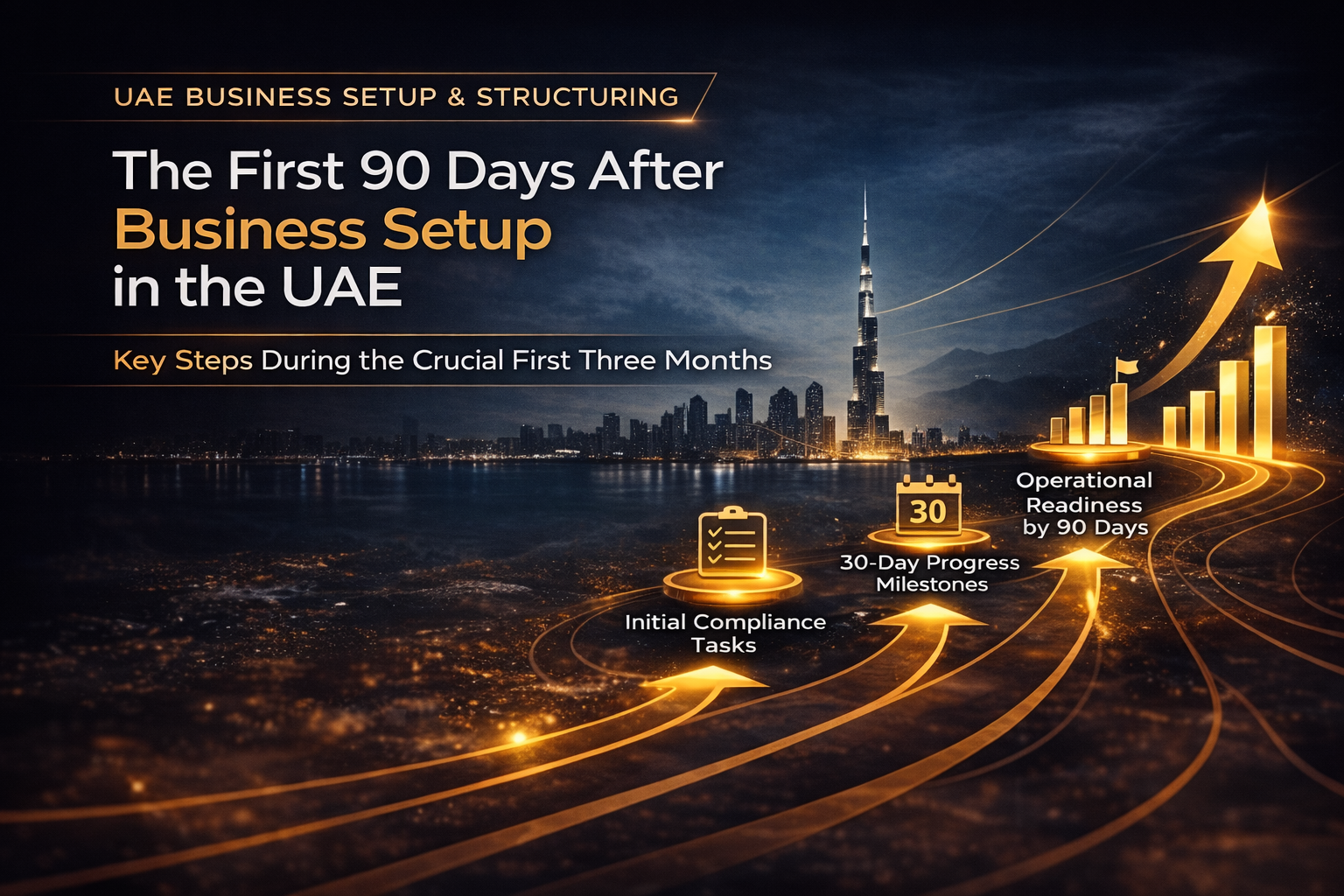 The first 90 days after business setup in the UAE — milestones and readiness